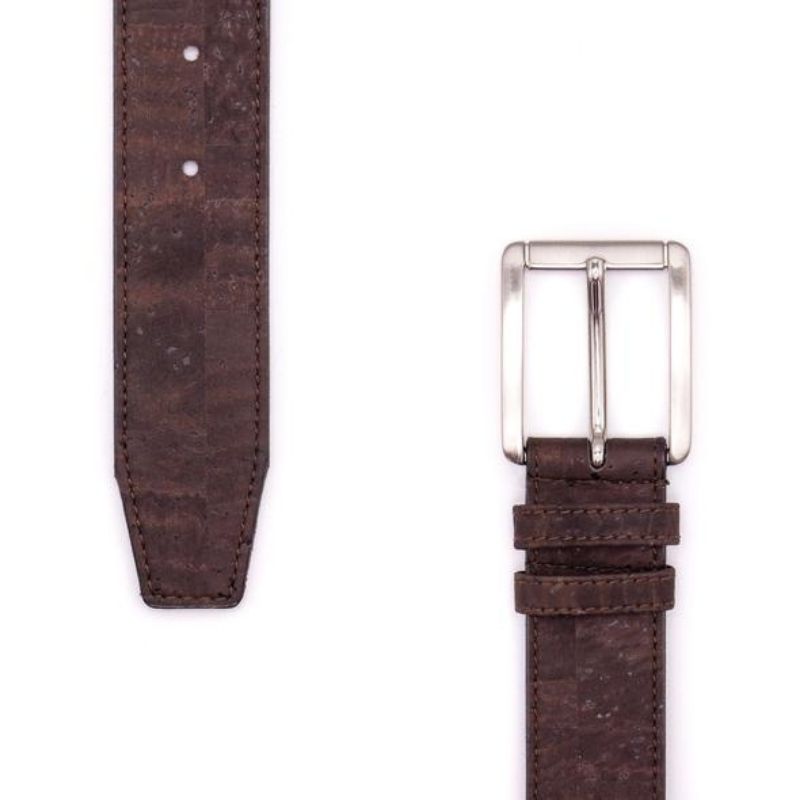 Ceinture Liège Homme Luxe Marron - Les Nouvelles Maroquineries