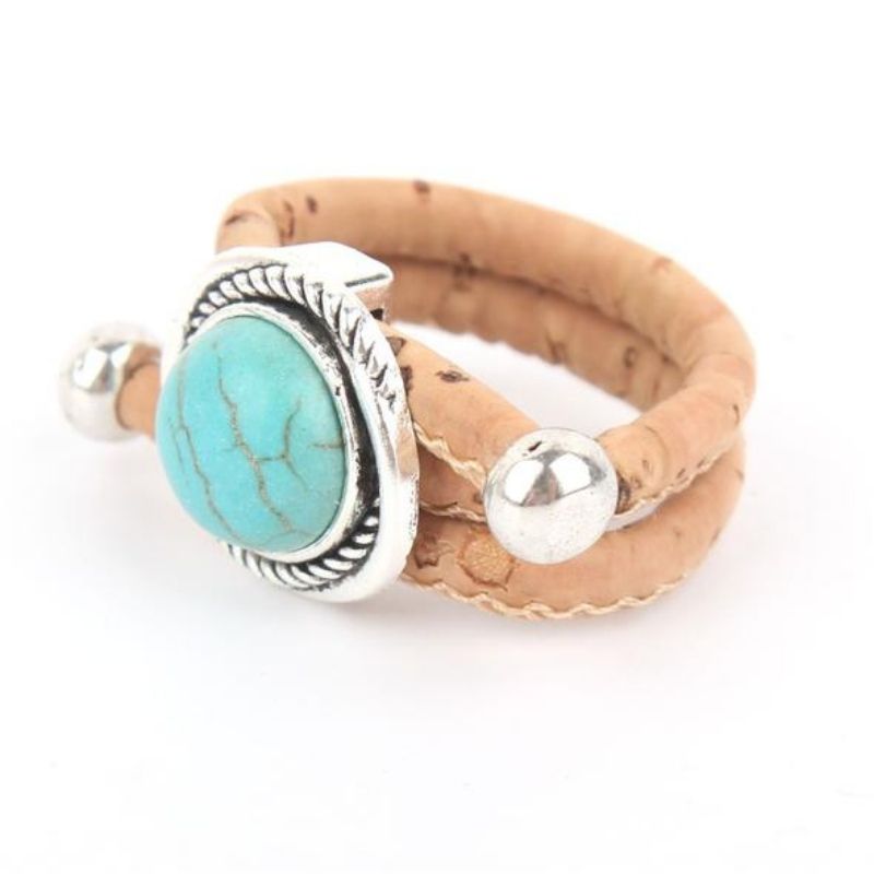 Bague Liège Turquoise - Les Nouvelles Maroquineries