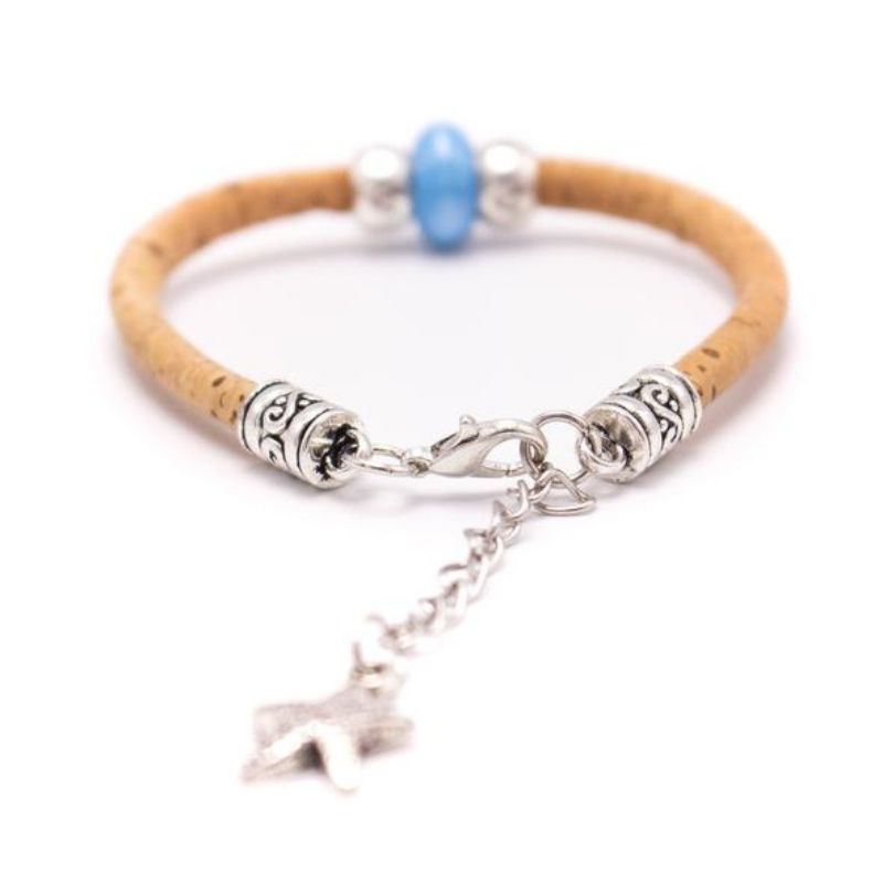 Bracelet Liège Perle Bleue