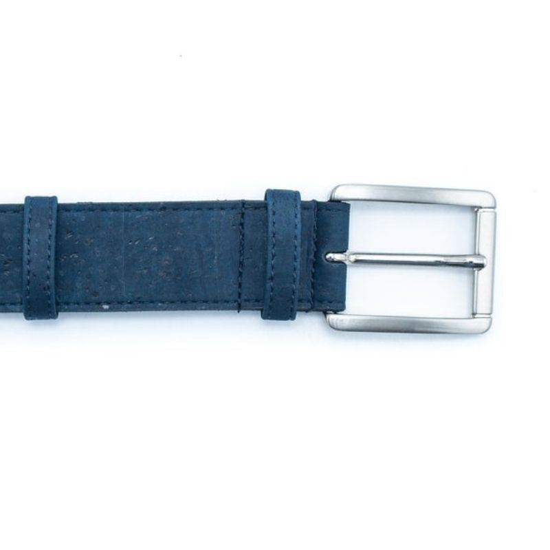 Ceinture Liège Homme Luxe Bleue