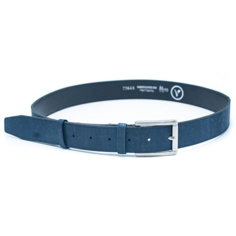 Ceinture Liège Homme Luxe Bleue