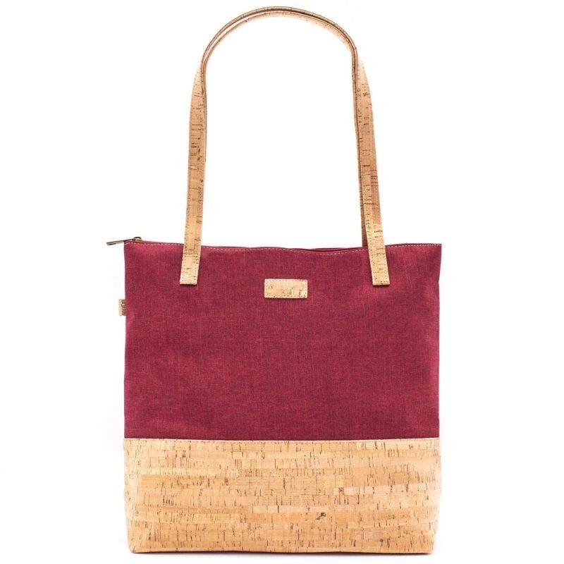 Sac Liège Bi-ton Rouge - Les Nouvelles Maroquineries