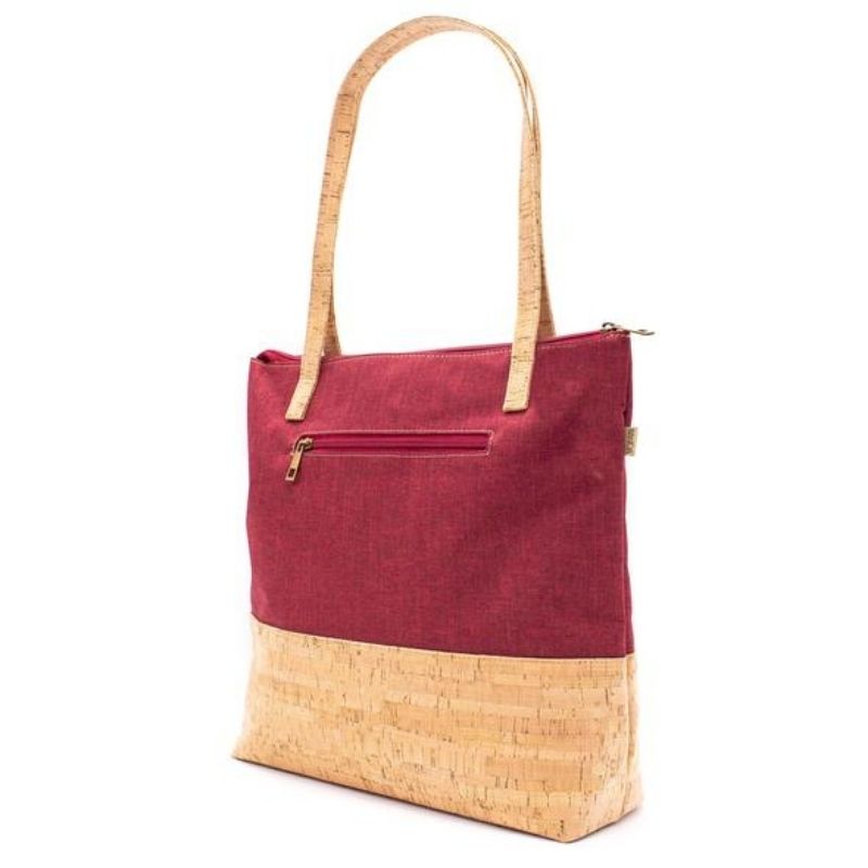 Sac Liège Bi-ton Rouge - Les Nouvelles Maroquineries