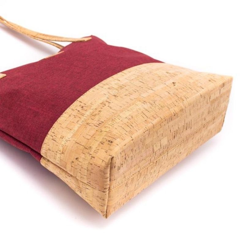 Sac Liège Bi-ton Rouge - Les Nouvelles Maroquineries