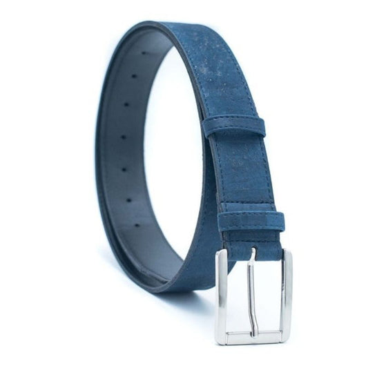 Ceinture Liège Homme Luxe Bleue